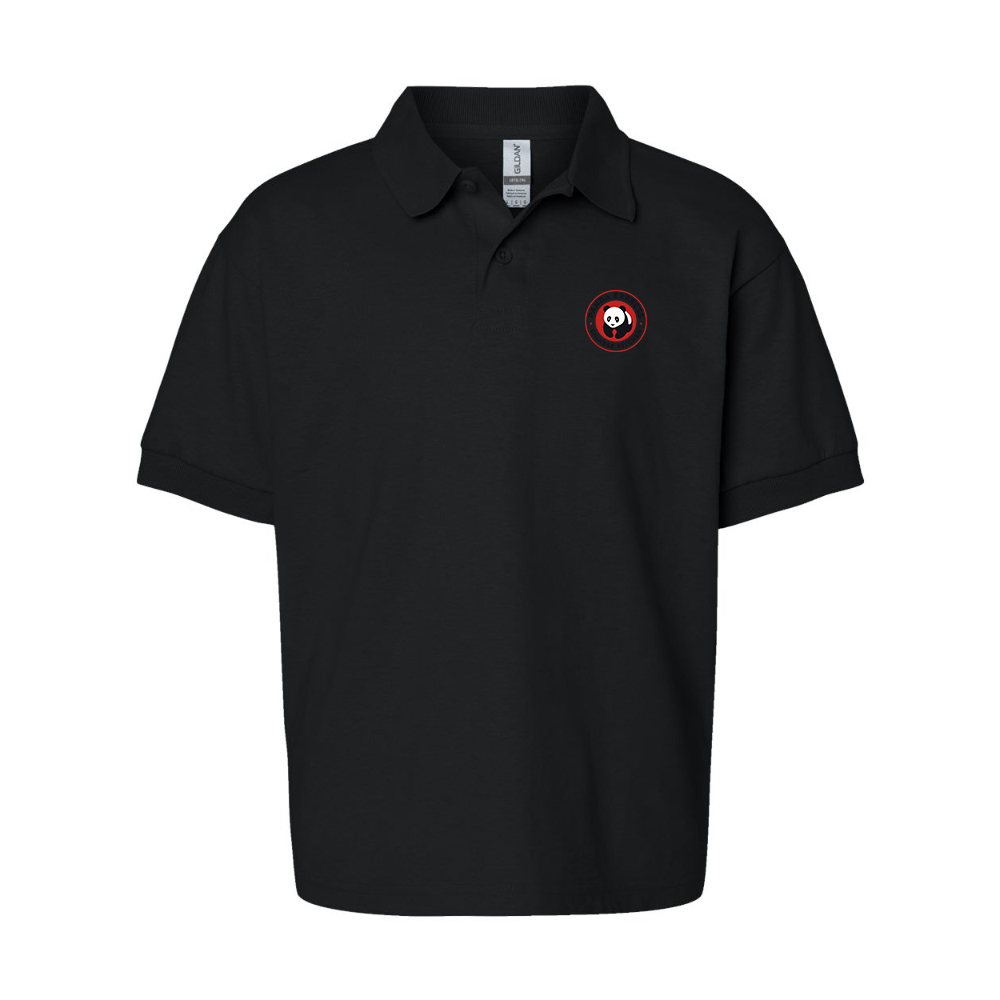 Youth Panda Express Gildan Dry Blend Jersey Polo