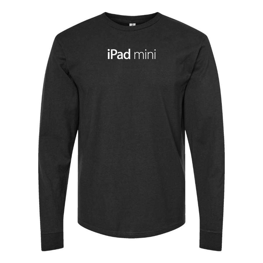 Men's iPad Mini Logo  Cotton Long Sleeve T-Shirt