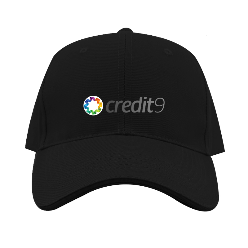 Сredit9 Logo  Dad Baseball Cap Hat