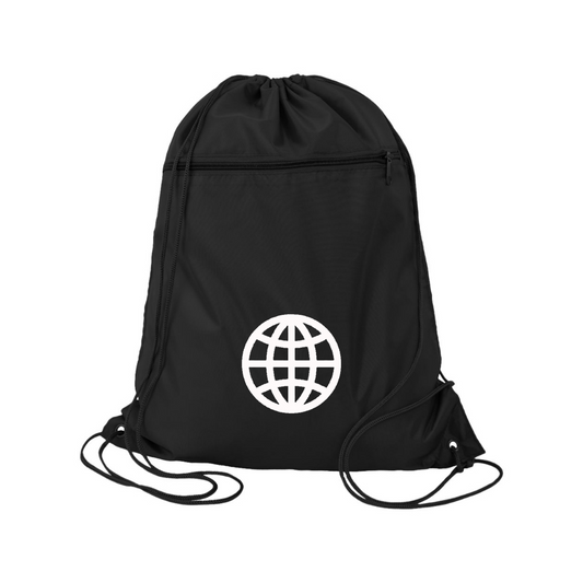 Internet Globe  Q-Tees - Polyester Cinchpack