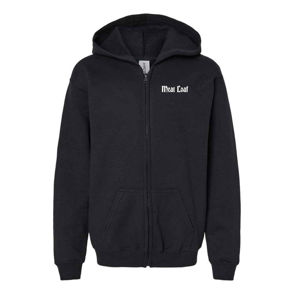 Youth Meat Loaf  Gildan Heavy Blend Full Zip Hooded Sweatshirt