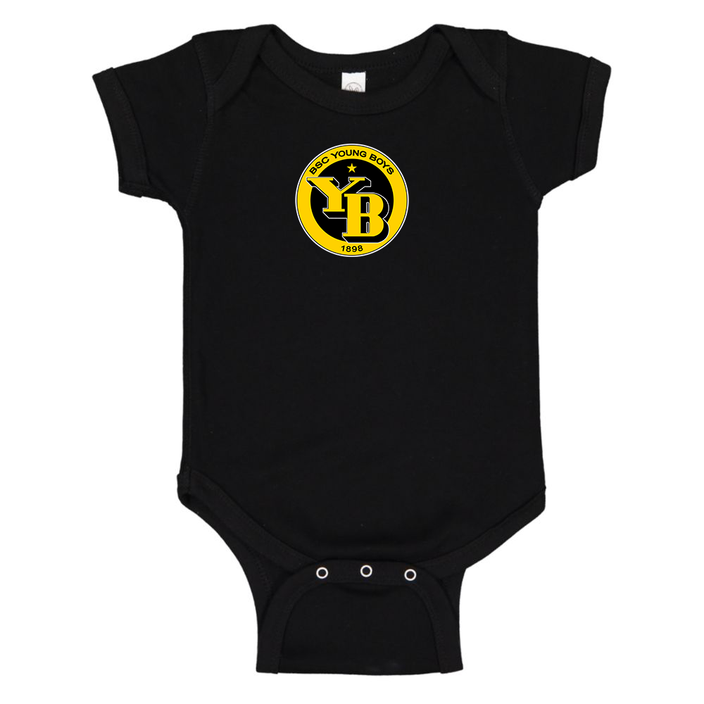 Young Boys Soccer Baby Onesie Romper