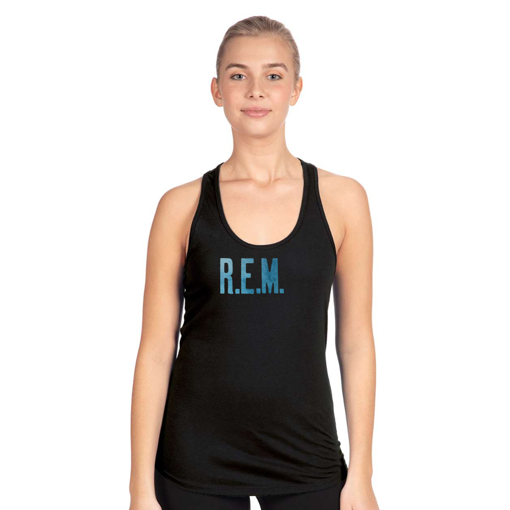 Women's  R.E.M. Blue Next Level Ideal Racerback Tank
