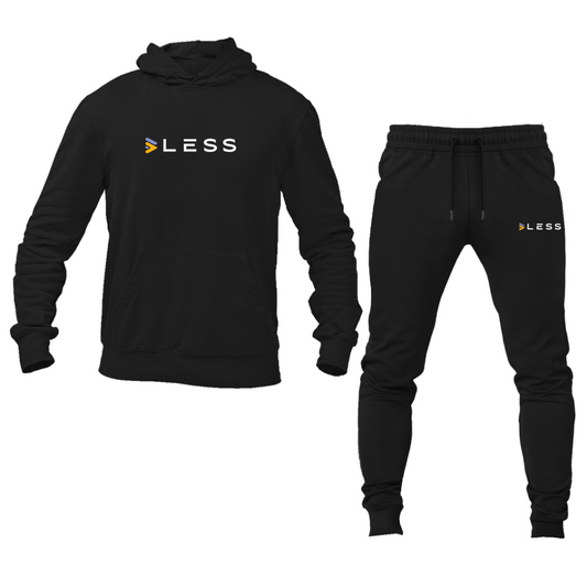 Men's LOGO LESS Logo Hoodie Joggers Set