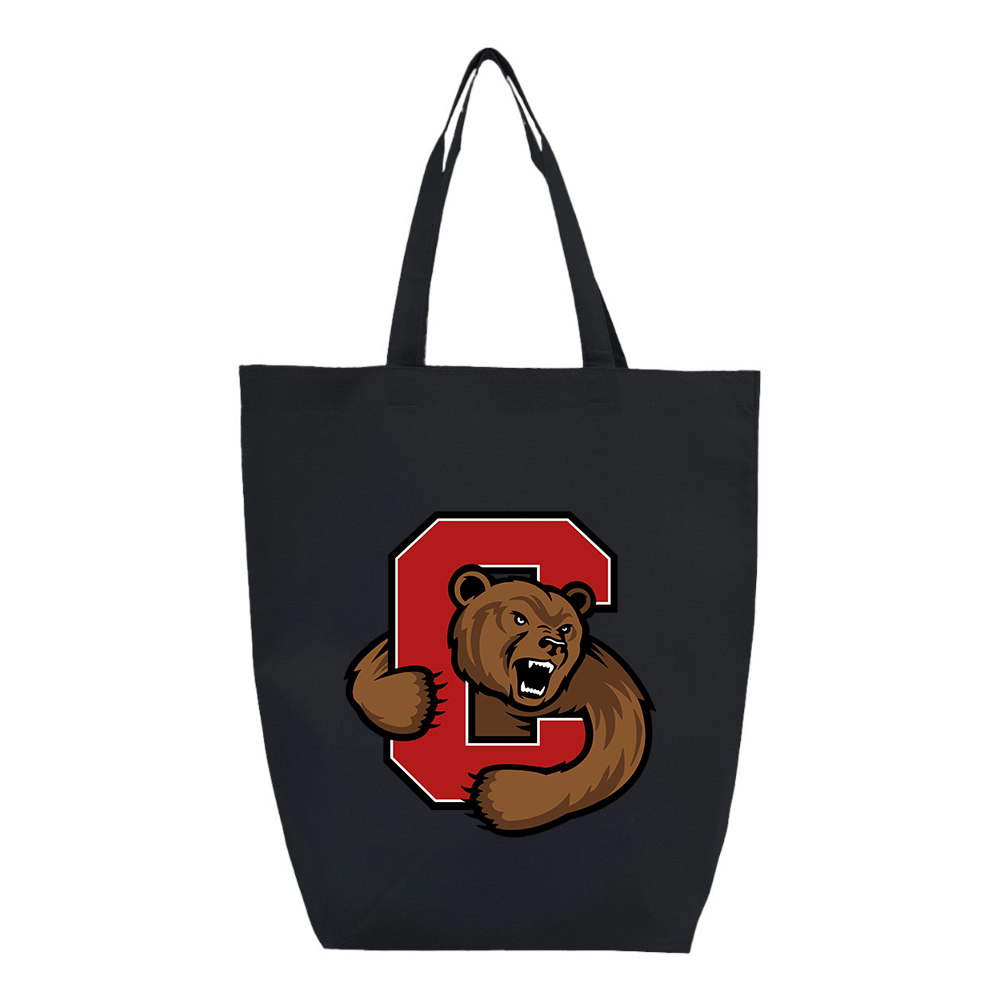 Cornell Big Red Q-Tees Non-Woven Gusset Bottom Tote