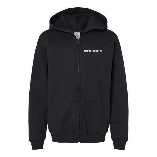 Youth Polaris Gildan Heavy Blend Full Zip Hooded Sweatshirt
