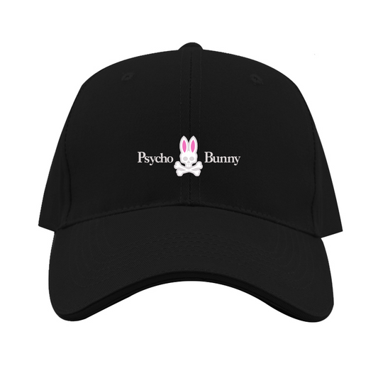 Psycho Bunny Logo  Dad Baseball Cap Hat