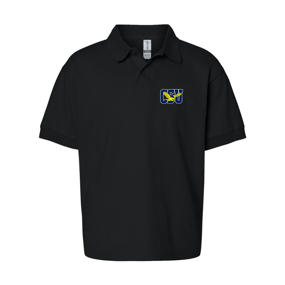 Youth   Coppin State Eagles Gildan Dry Blend Jersey Polo