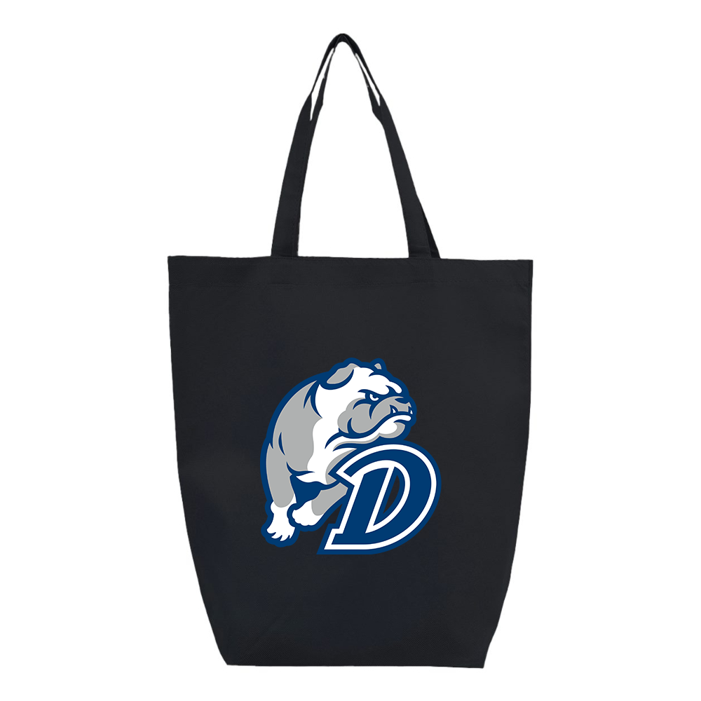 Drake Bulldogs Q-Tees Non-Woven Gusset Bottom Tote