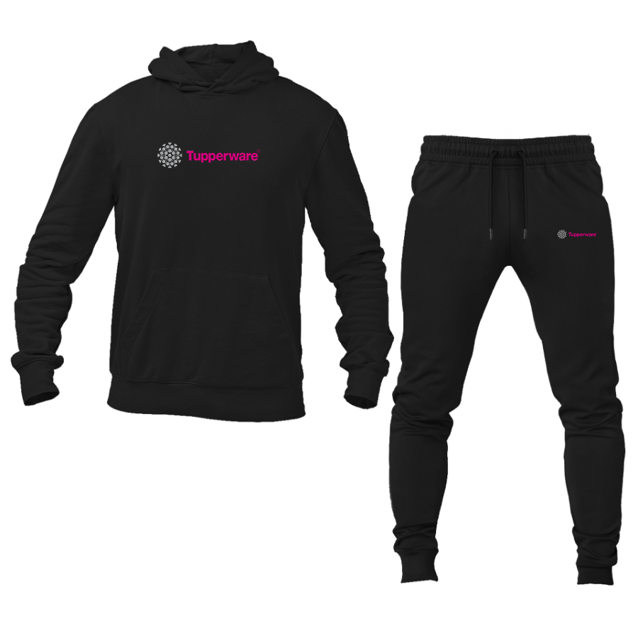 Men's Tupperware Logo Hoodie Joggers Set