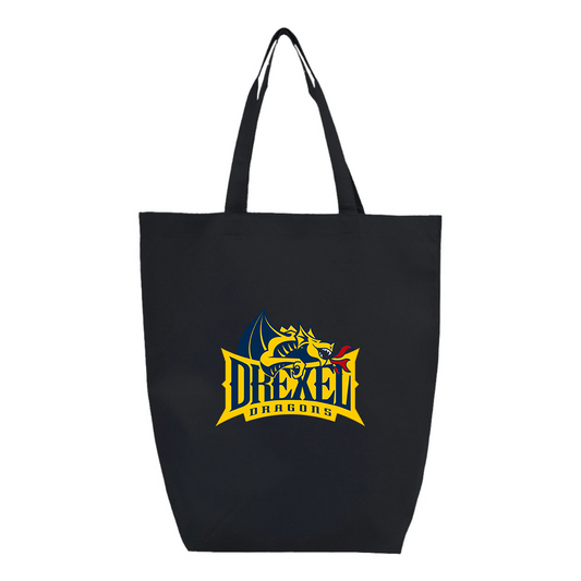 Drexel Dragons Q-Tees Non-Woven Gusset Bottom Tote