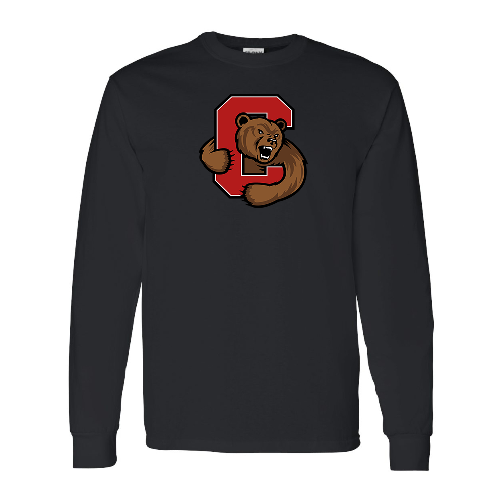 Men's Cornell Big Red Gildan Heavy Cotton Long Sleeve T-Shirt