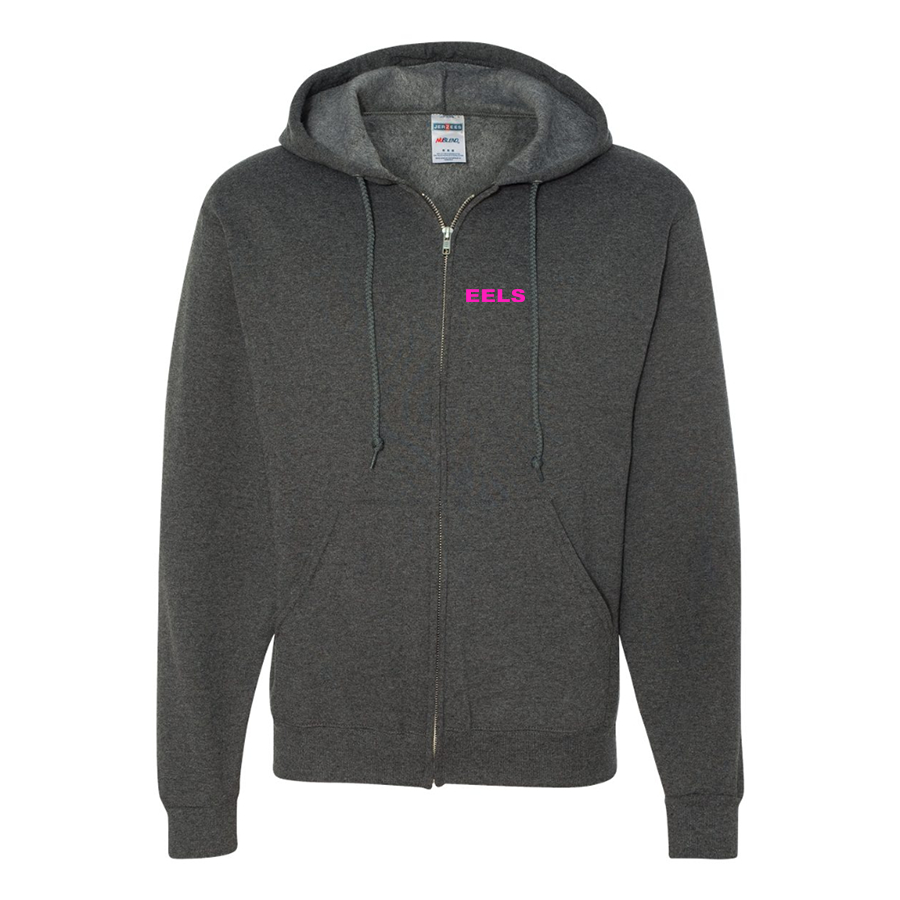Men's Eels JERZEES NuBlend Full-Zip Hooded Sweatshirt