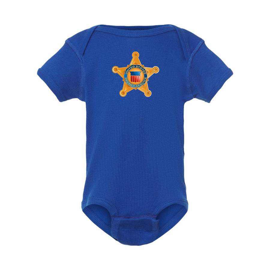 Secret Service Star Logo Baby Onesie Romper