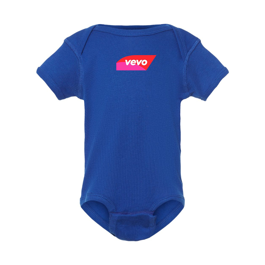 Vevo Thumbnail Banner Logo Baby Onesie Romper