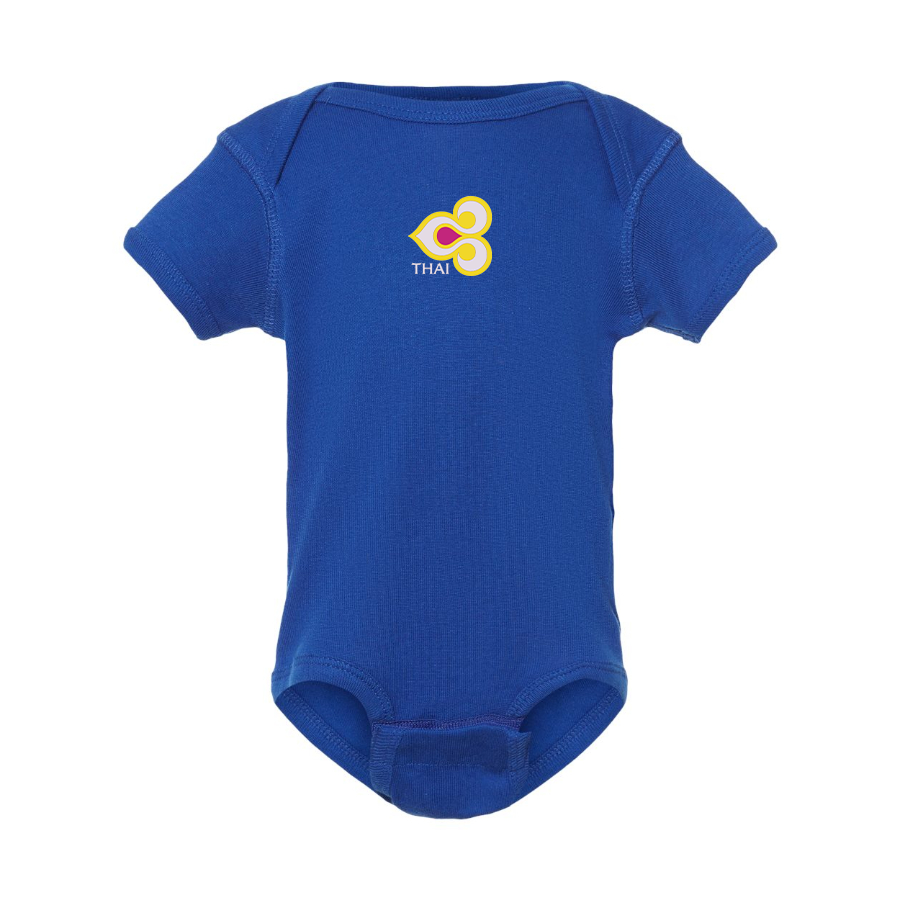 Thai Airlines Logo Baby Onesie Romper