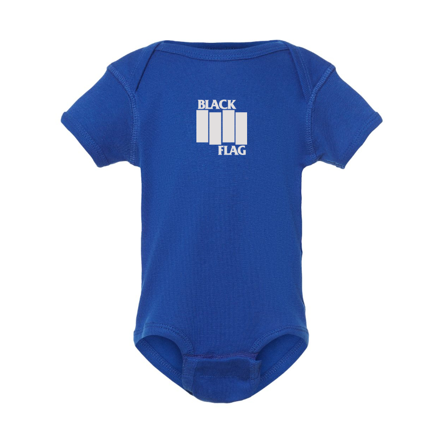 Black Flag Logo Baby Onesie Romper