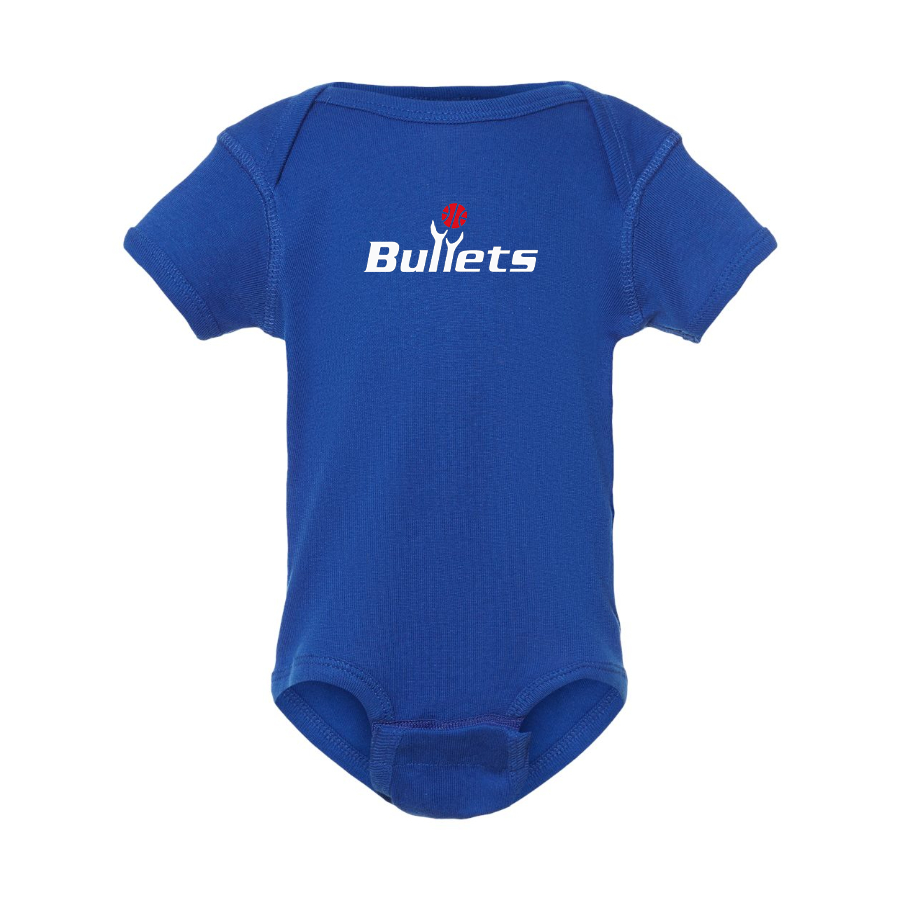 Baltimore Bullets  Logo Baby Onesie Romper