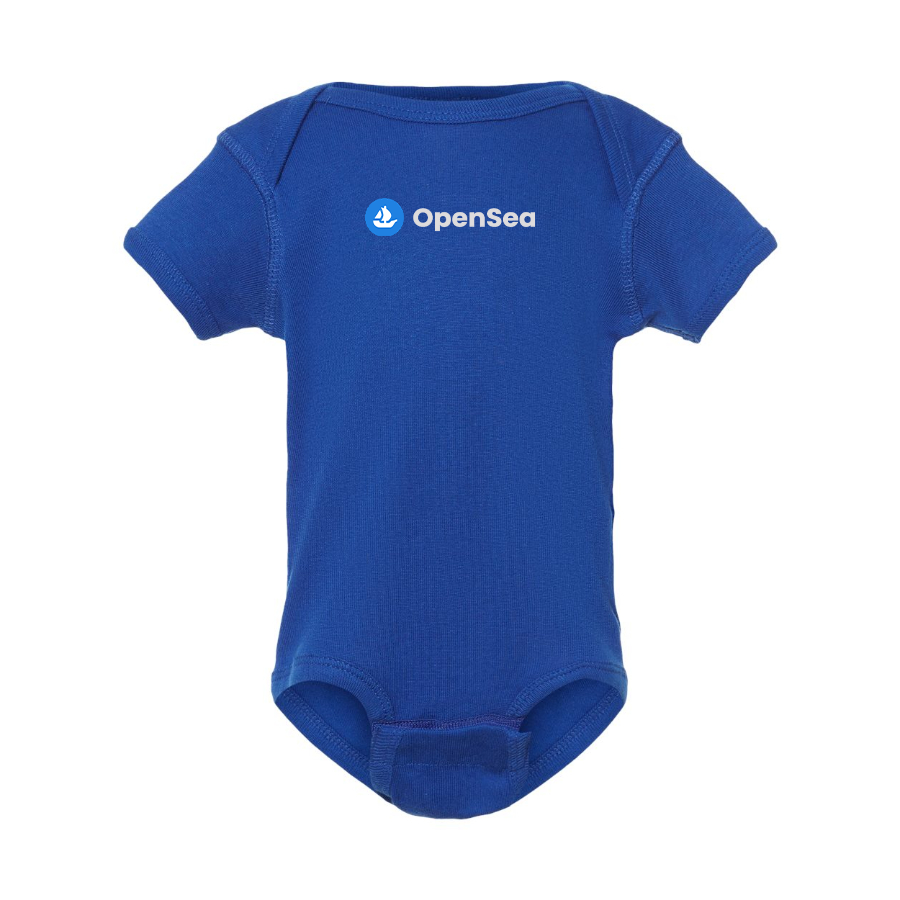 OpenSea Logo Baby Onesie Romper