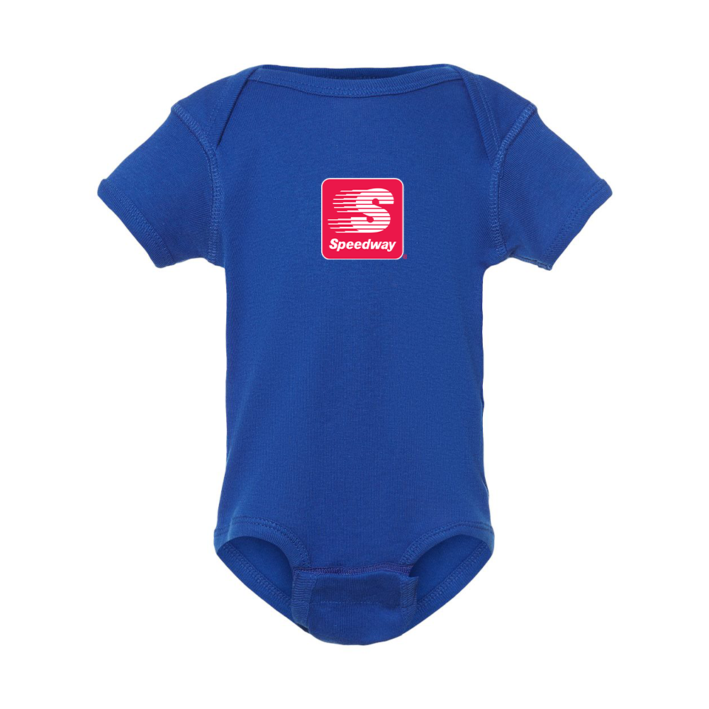 Speedway Gas Station  Logo Baby Onesie Romper