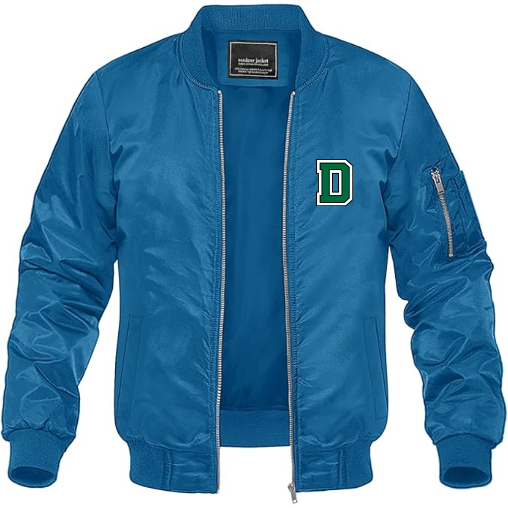 Men's Dartmouth Big Green Lightweight Bomber Jacket Windbreaker Softshell Varsity Jacket Coat