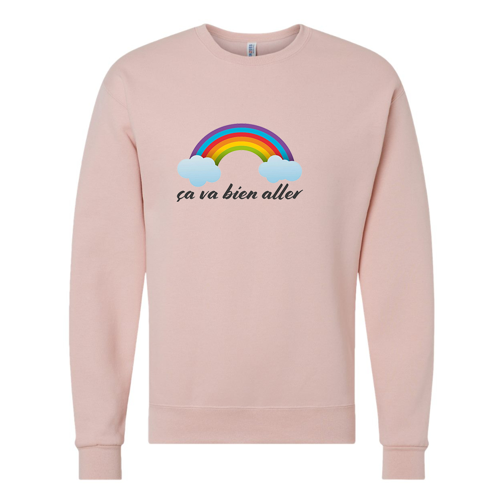 Men's Ça va bien aller JERZEES NuBlend Crewneck Sweatshirt
