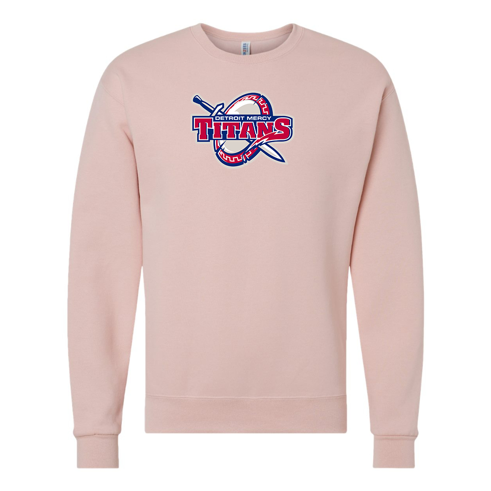 Men's Detroit Titans  JERZEES NuBlend Crewneck Sweatshirt