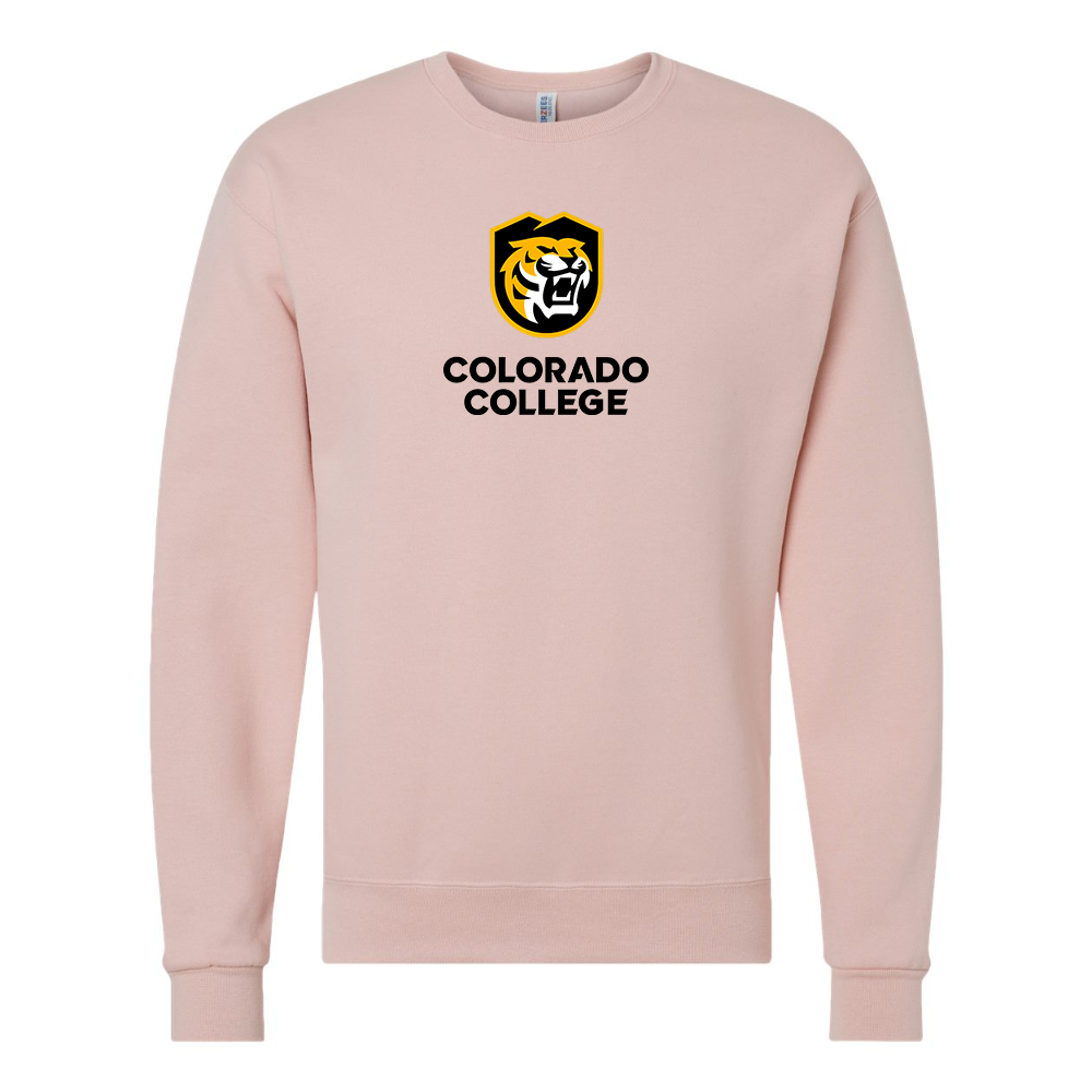 Men's  Colorado College Tigers JERZEES NuBlend Crewneck Sweatshirt