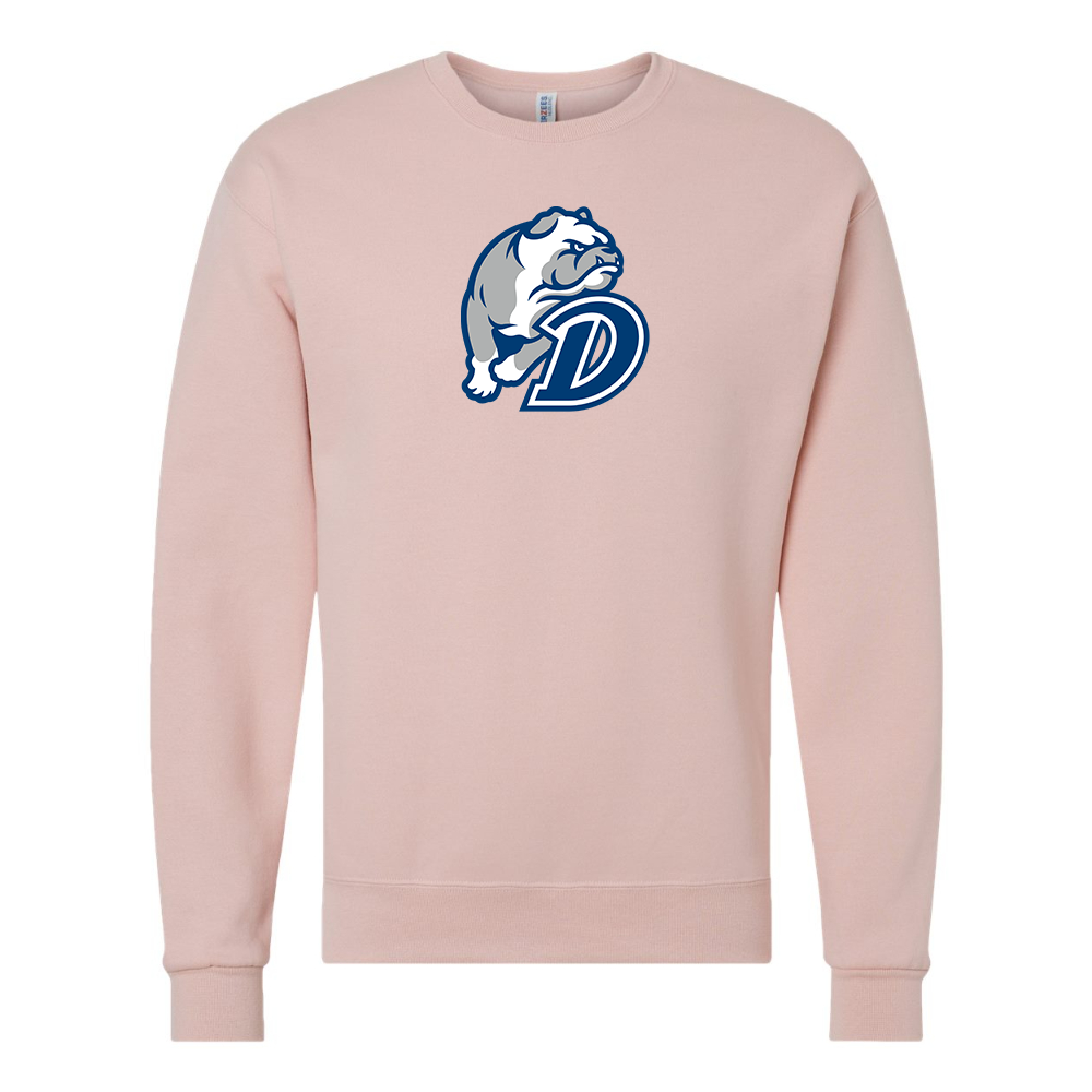 Men's Drake Bulldogs JERZEES NuBlend Crewneck Sweatshirt