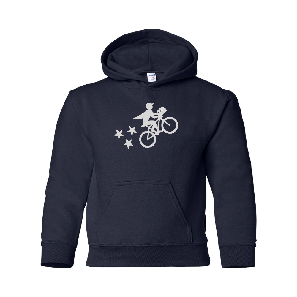 Youth  Postmates Bike Gildan Heavy Blend  Hooded Sweatshirt