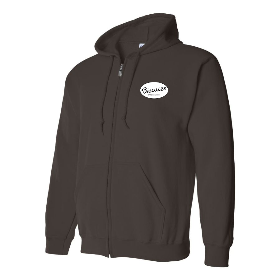 Men's Biscuter Logo Zipper Hoodie