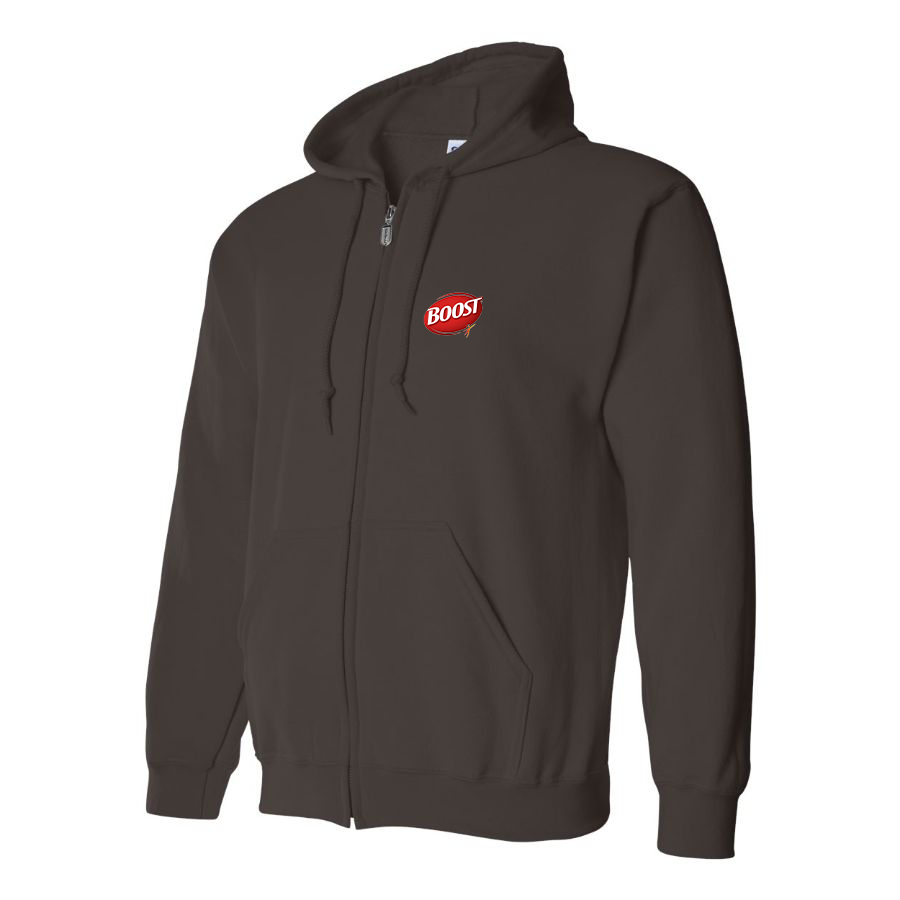 Men's Boost Logo Zipper Hoodie