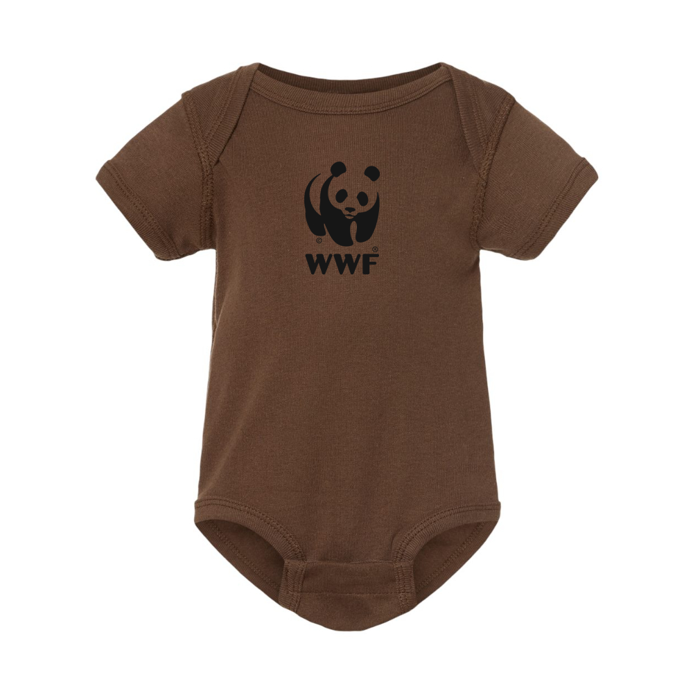 WWF  Rabbit Skins Infant Baby Rib Bodysuit