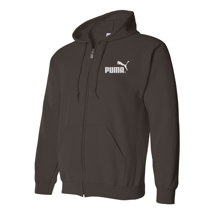 Men's Puma Logo Zipper Hoodie