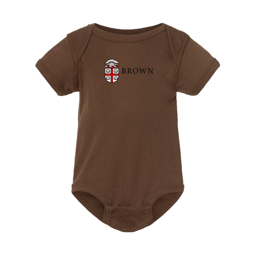 Brown University Rabbit Skins Infant Baby Rib Bodysuit