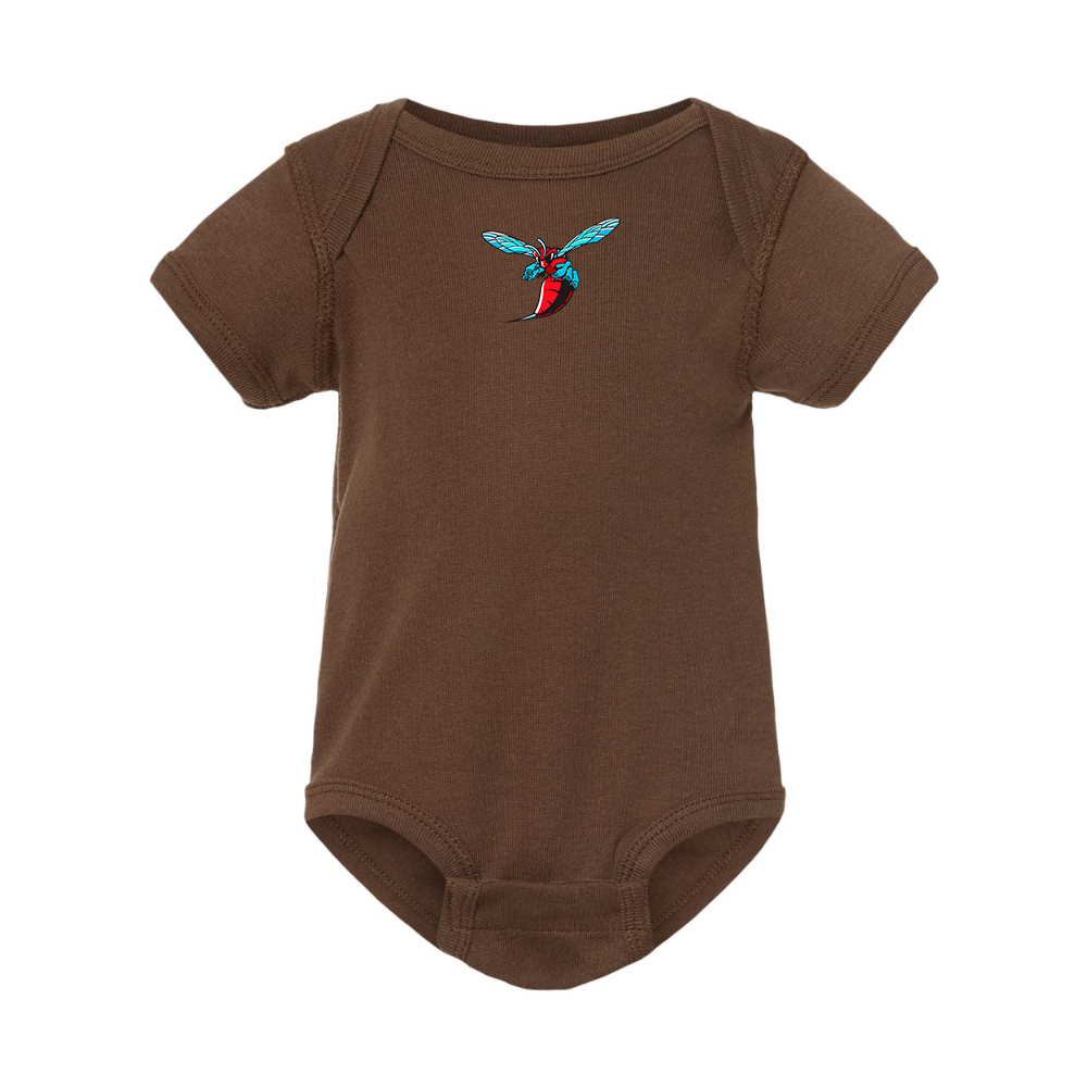 Delaware State Hornets  Rabbit Skins Infant Baby Rib Bodysuit