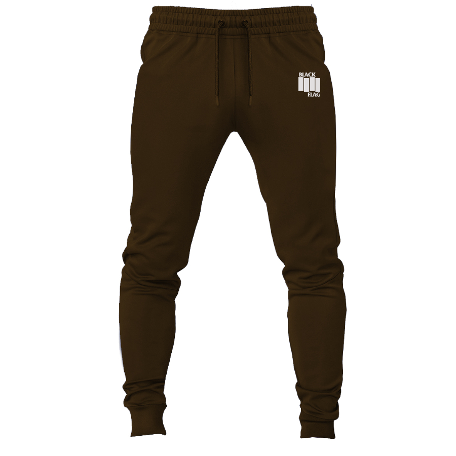 Men's Black Flag Logo Sweatpants Joggers