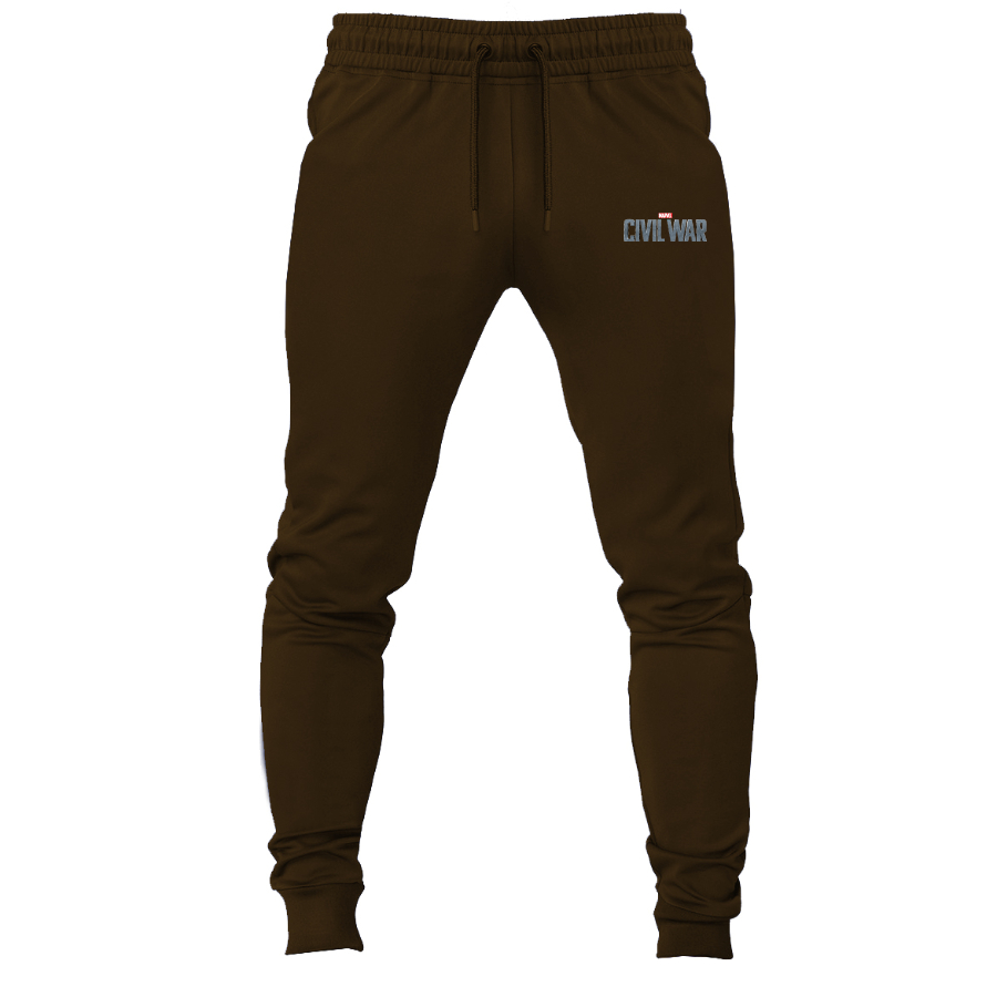 Men's Marvel Civil War  Logo Sweatpants Joggers