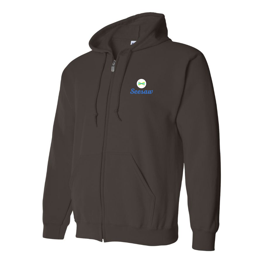 Men's Seesaw Logo Zipper Hoodie