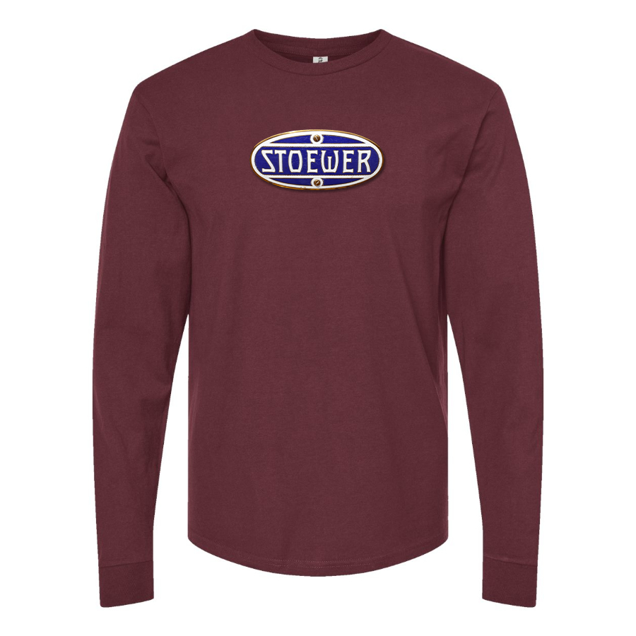 Men's Stoewer Logo Cotton Long Sleeve T-Shirt