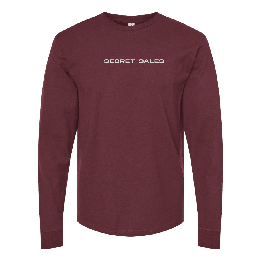 Men's Secret Sales Logo Cotton Long Sleeve T-Shirt