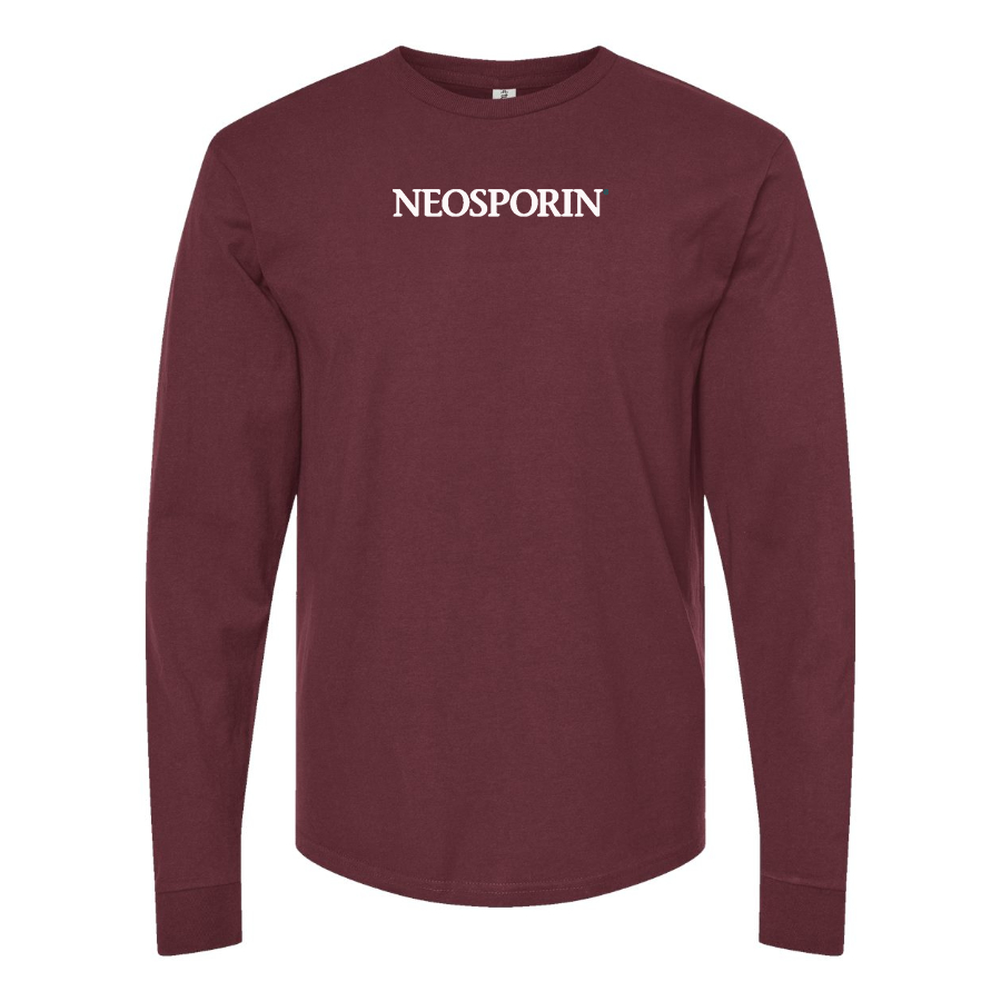 Men's Neosporin Logo Cotton Long Sleeve T-Shirt