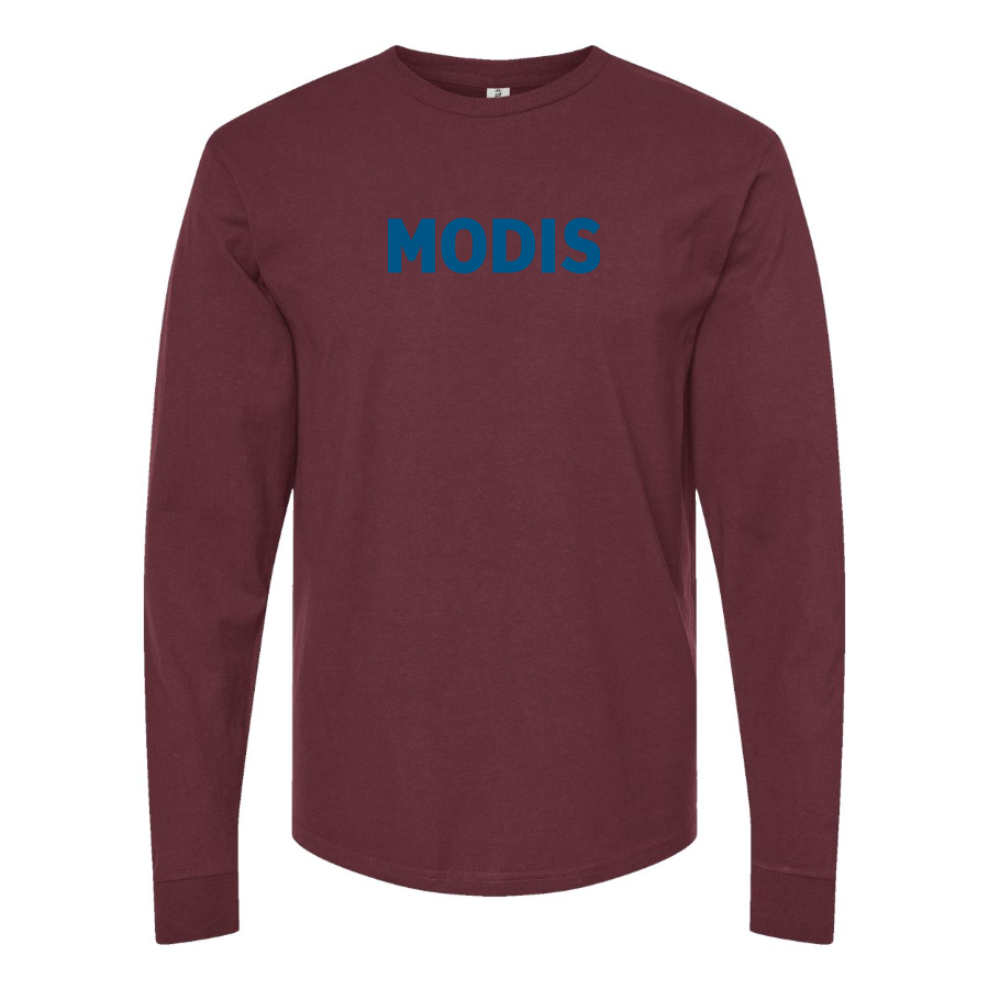 Men's Modis Logo Cotton Long Sleeve T-Shirt