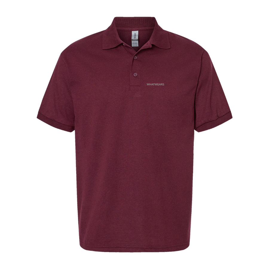 Men's WhatWears Logo Dry Blend Polo