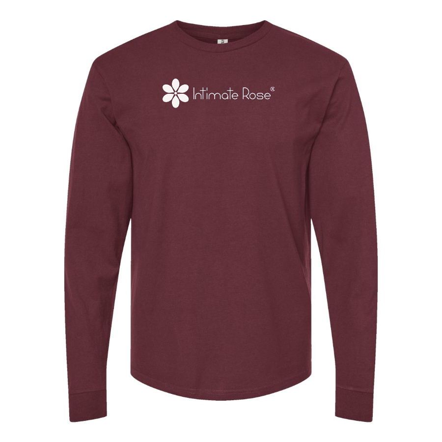 Men's Intimate Rose   Logo  Cotton Long Sleeve T-Shirt