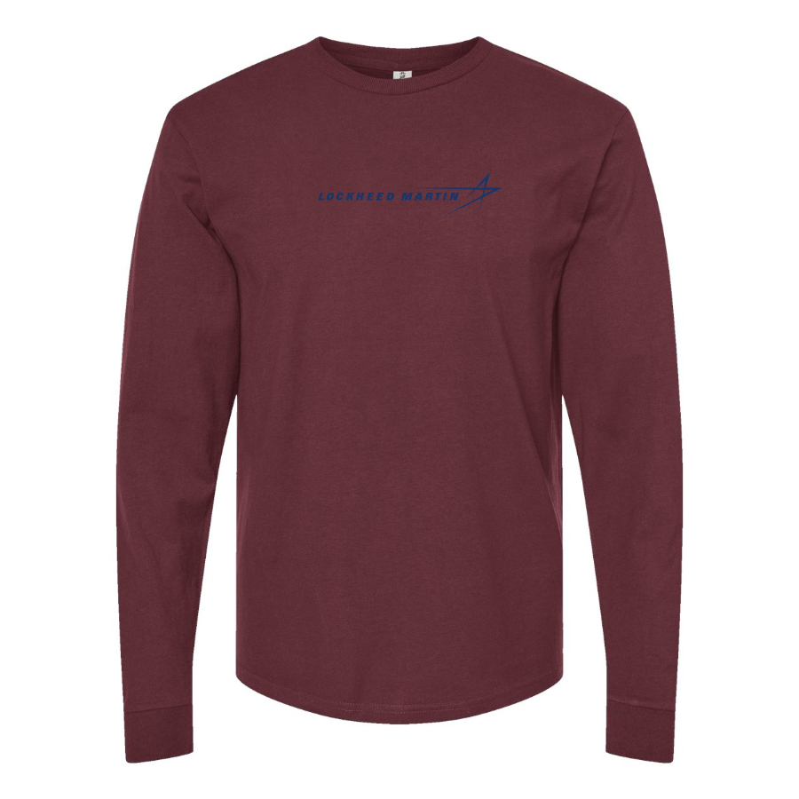 Men's  Lockheed Martin  Logo Cotton Long Sleeve T-Shirt
