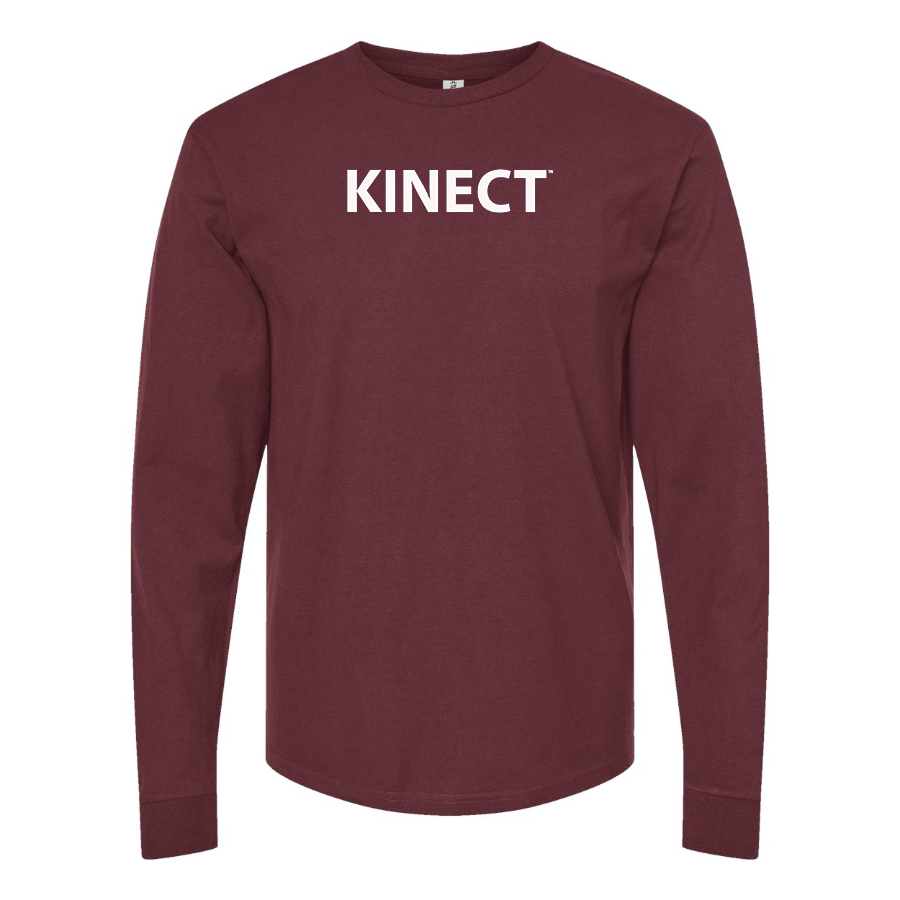 Men's Kinect Logo  Cotton Long Sleeve T-Shirt
