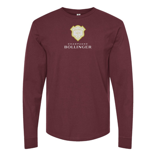 Men's Bollinger Logo Cotton Long Sleeve T-Shirt