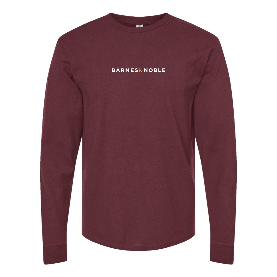 Men's Barnes Noble Logo Cotton Long Sleeve T-Shirt