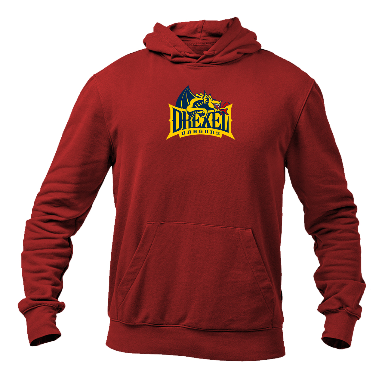 Men's  Drexel Dragons Heavy Blend Hooded Sweatshirt